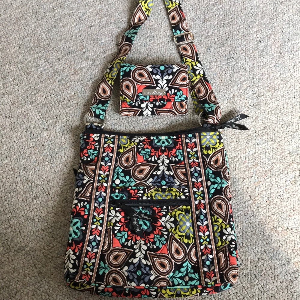 Vera Bradley hipster and wallet